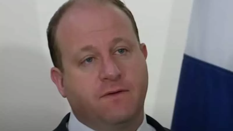 Image: Governor Jared Polis during a previous public address.