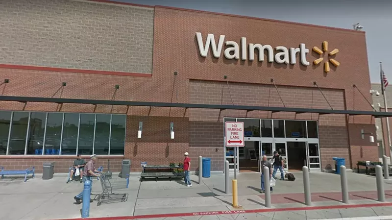 Image: The Walmart branch at 601 Englewood Parkway.