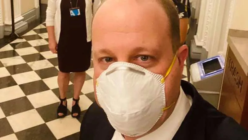 Image: Colorado Governor Jared Polis at the White House prior to a meeting with President Donald Trump earlier this month.
