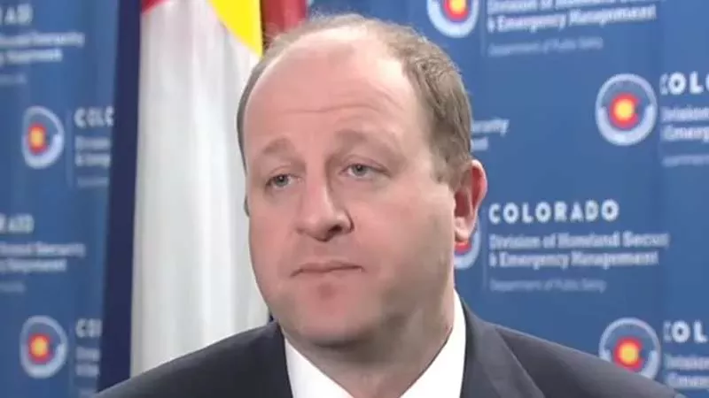 Image: Governor Jared Polis during a recent interview.