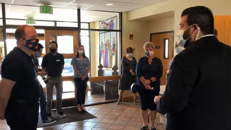 Image: Among the stops on Governor Jared Polis's tour of the Western Slope was the Black Canyon Boys & Girls Club in Montrose.