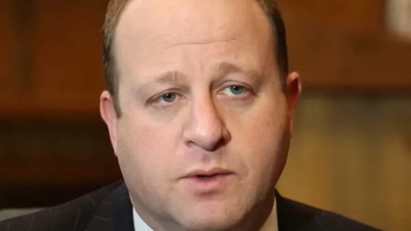 Image: Governor Jared Polis during a recent 9News interview.