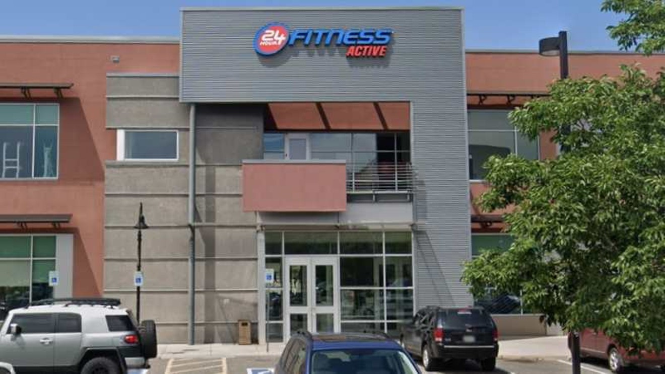 The 24 Hour Fitness branch at 4800 West 38th Avenue in the Highland neighborhood.