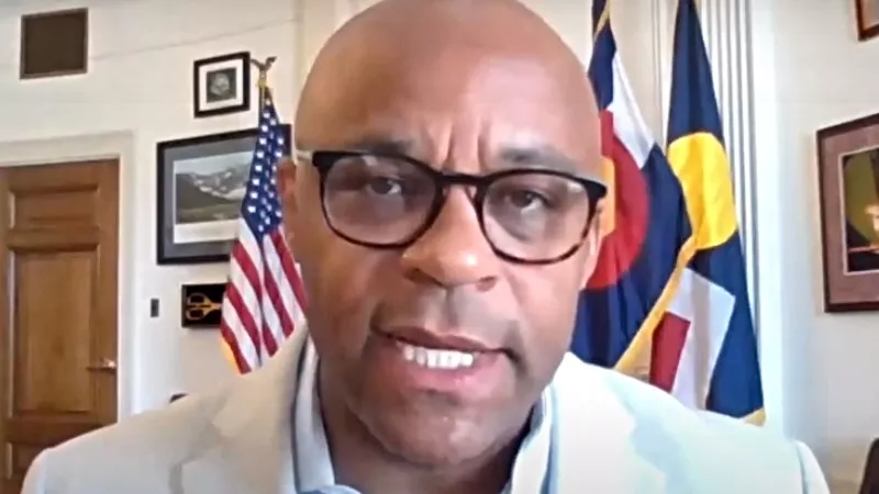 Image: Mayor Michael Hancock during a July 10 virtual press conference.