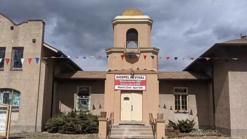 Image: Messiah Baptist Church, at 3241 West 44th Avenue.