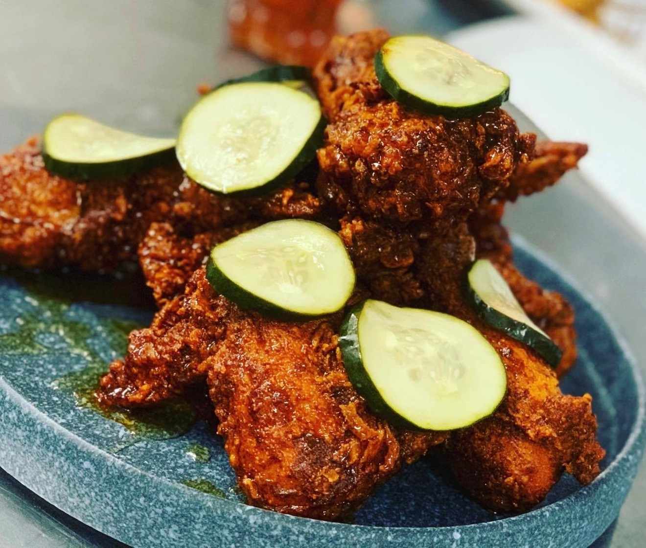 Southern fried chicken is the specialty of the house at Grind.