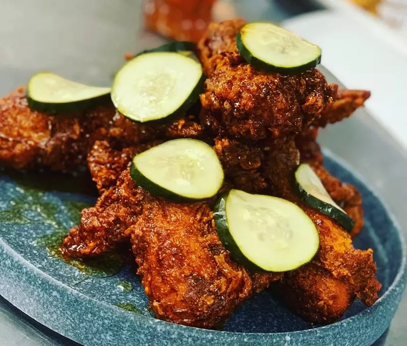 Image: Southern fried chicken is the specialty of the house at Grind.