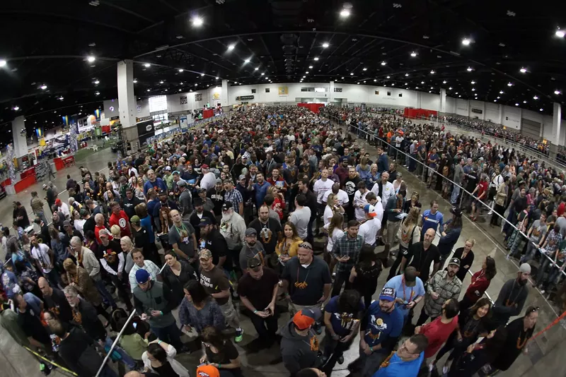 Image: Pot sales didn't hurt the Great American Beer Festival last year.