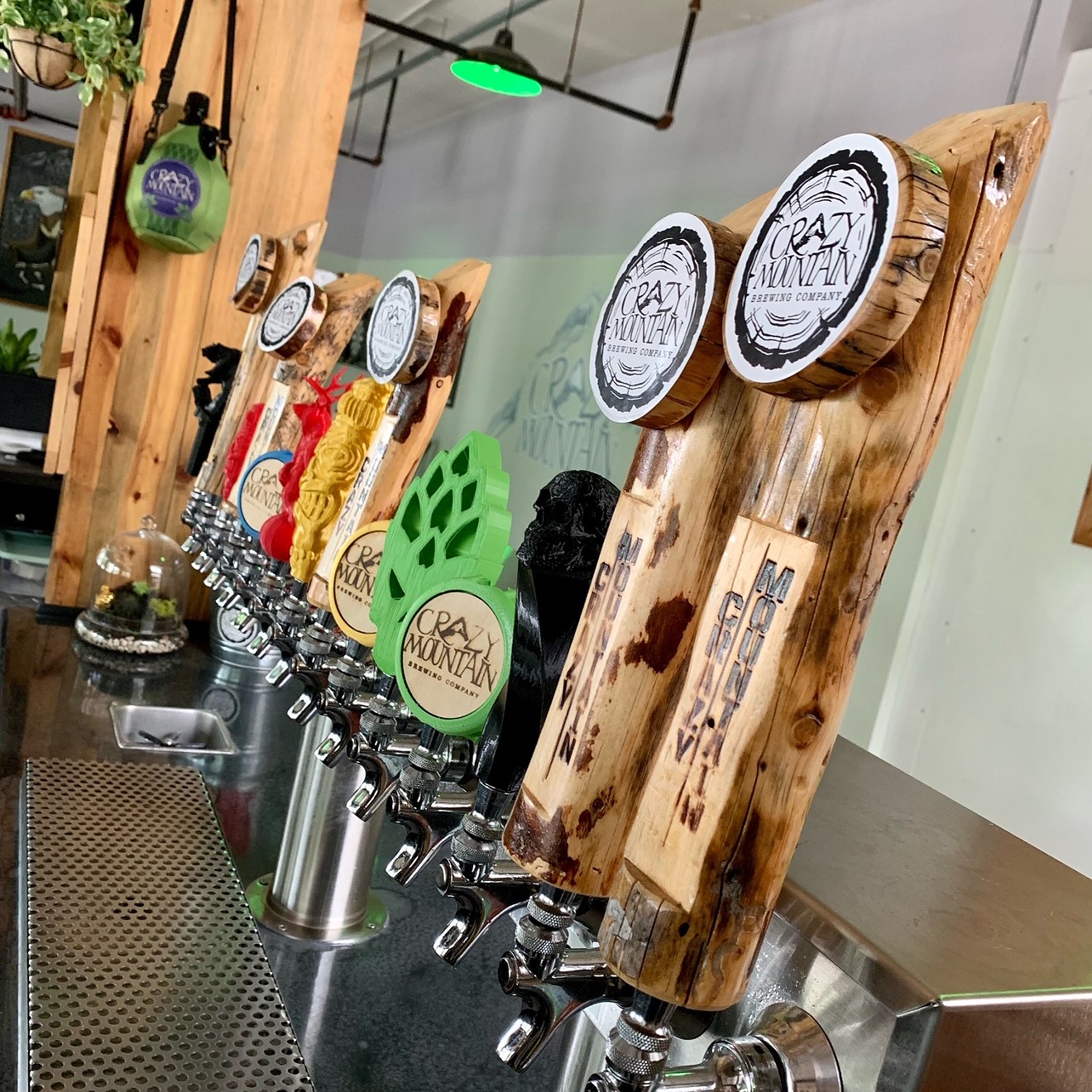 The taps at Crazy Mountain will offer a wide variety of beers.