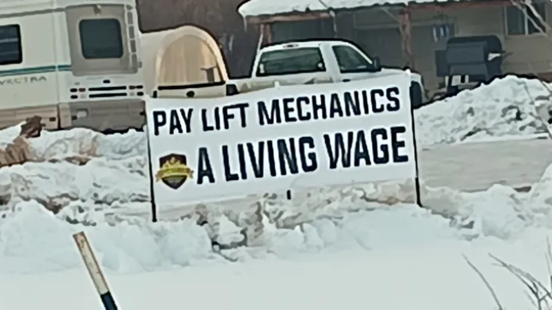 Image: Crested Butte strike banner
