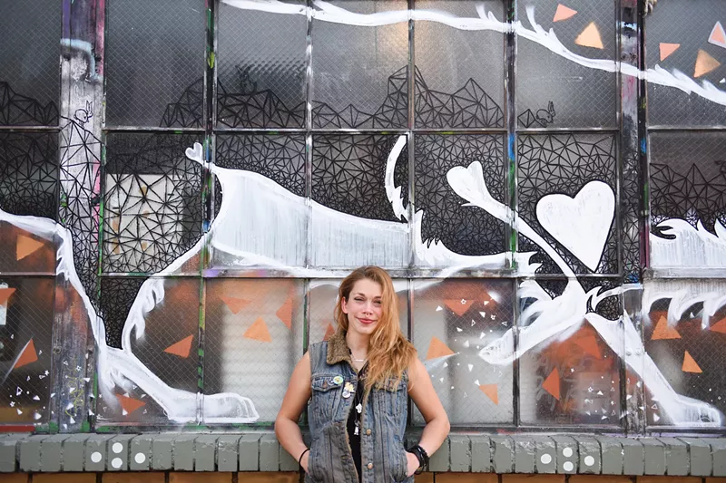 Image: Miss Meeg at Crush Walls.
