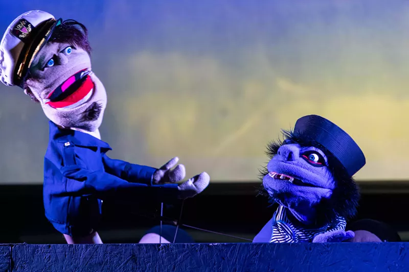 Image: puppets on stage