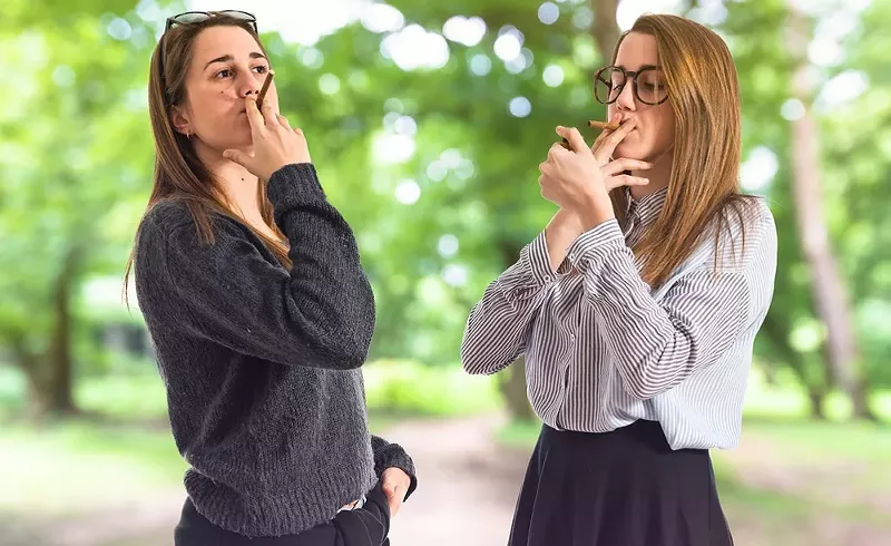 Image: Smoking cannabis can affect everyone differently, even twins.