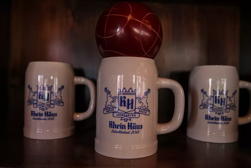 Image: Support beer and bocce.