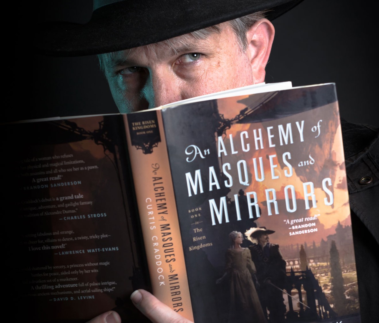 After 32 years as a struggling writer, Craddock saw his first major novel, An Alchemy of Masques and Mirrors, published.