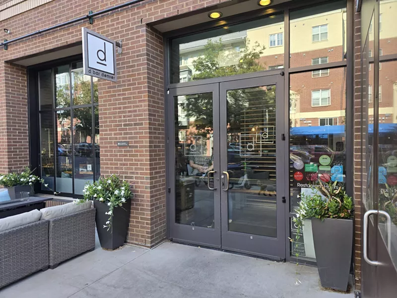 Image: outside of storefront restaurant