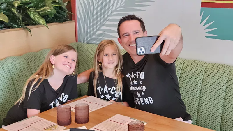 Image: taco tuesday selfie
