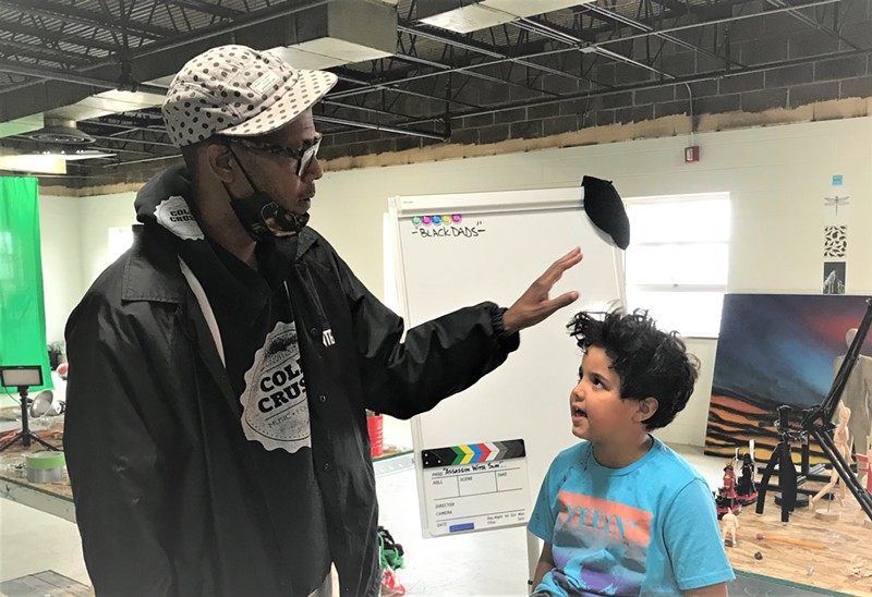 Musa Bailey and his son, Glen.