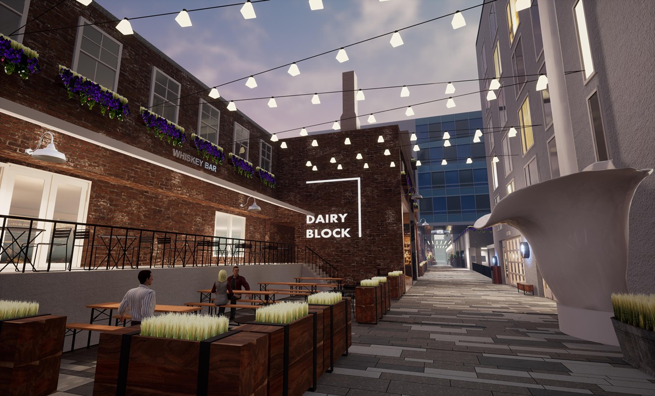 A rendering of what the Alley will look like when completed.