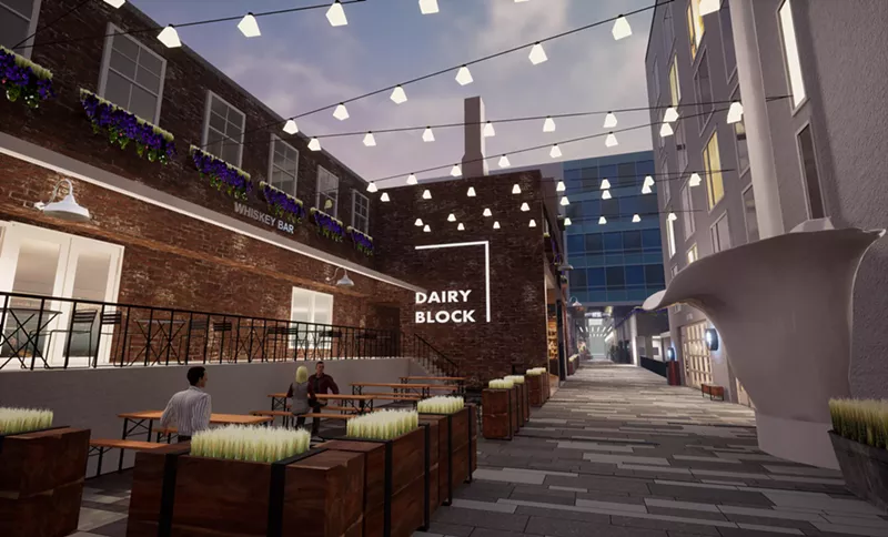 Image: A rendering of what the Alley will look like when completed.