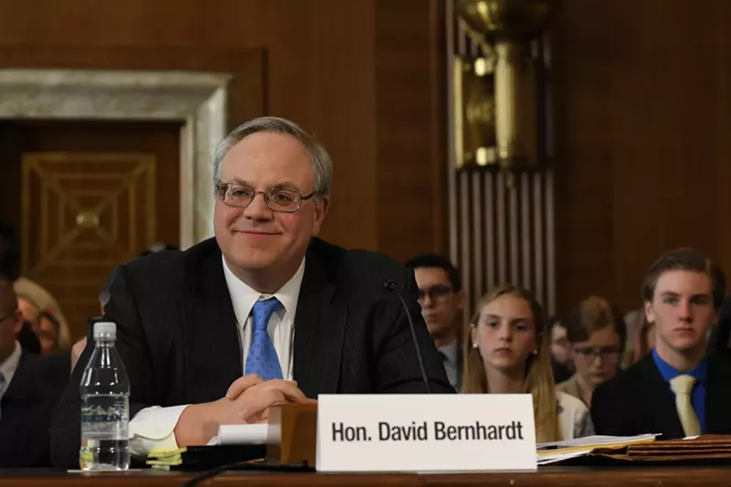 Image: As head of the Interior Department, David Bernhardt helped orchestrate the BLM's move.