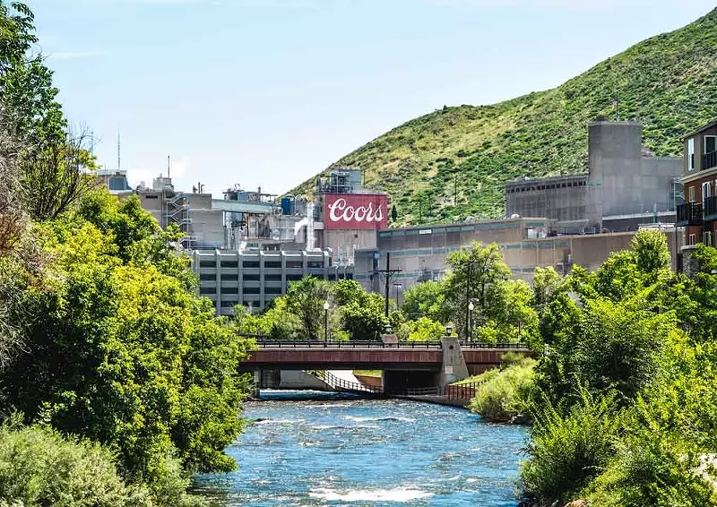 Image: The Coors plant in Golden.