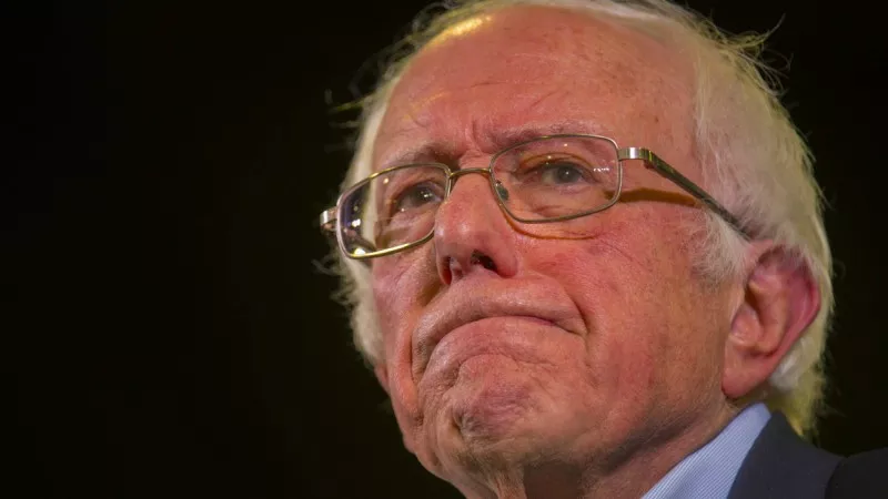 Image: Senator Bernie Sanders during a February 16 Colorado Convention Center appearance in Denver, as seen in our slideshow "Thousands Gather in Denver to Support Bernie Sanders."