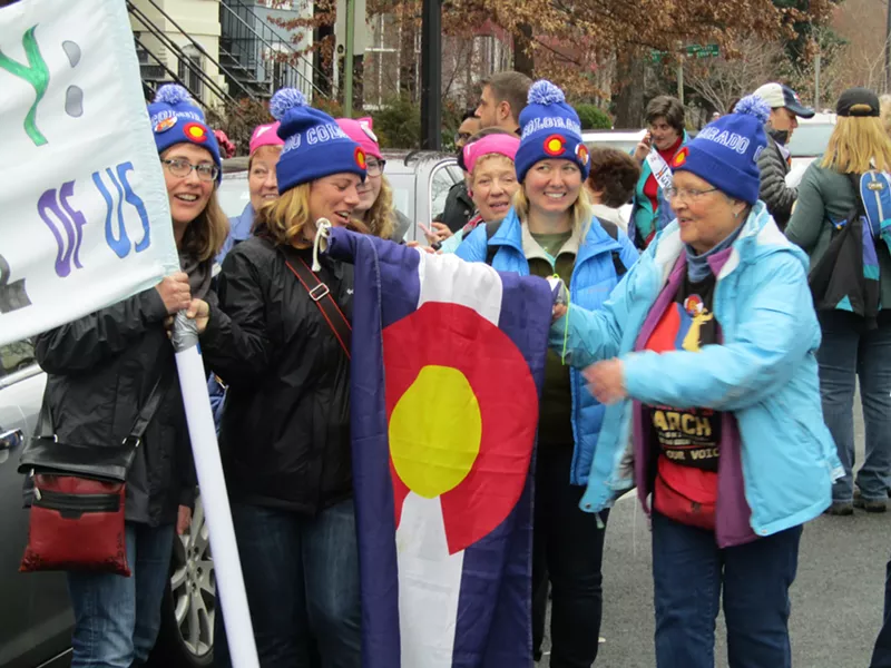 Image: Colorado Pride at the Women's March on Washington.