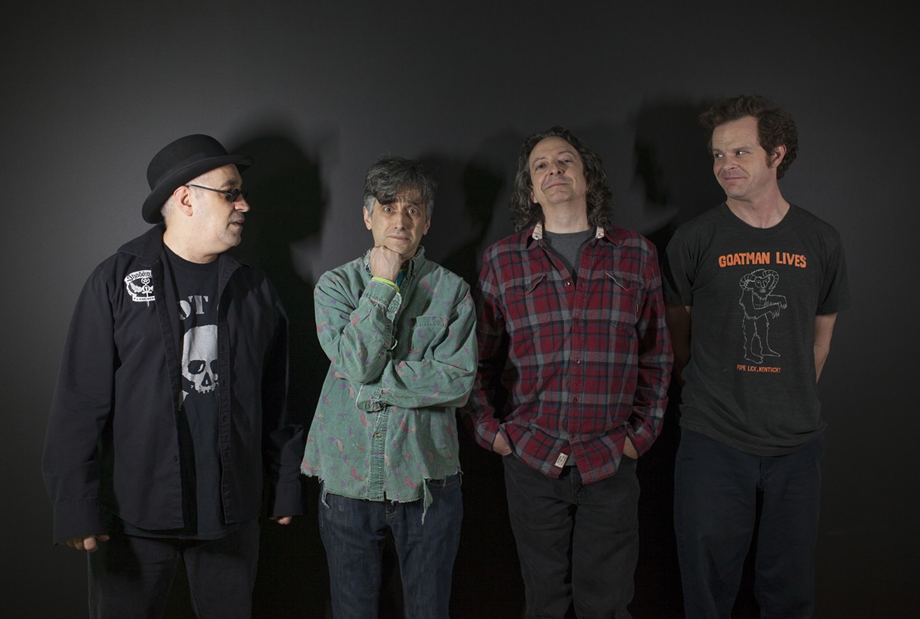 Rodney Anonymous (far left) and the rest of the Dead Milkmen play the Gothic Theatre on Saturday, June 1