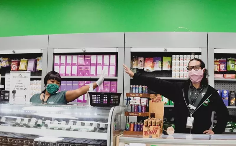 Image: Dear Marijuana Dispensary Shoppers: Put On a Mask!