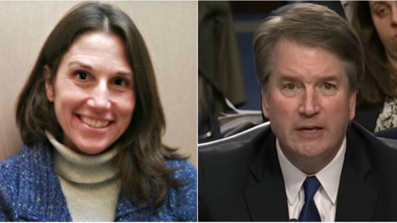 Deborah Ramirez has accused Brett Kavanaugh, seen here testifying before Congress earlier this month, of exposing himself to her at a college party.