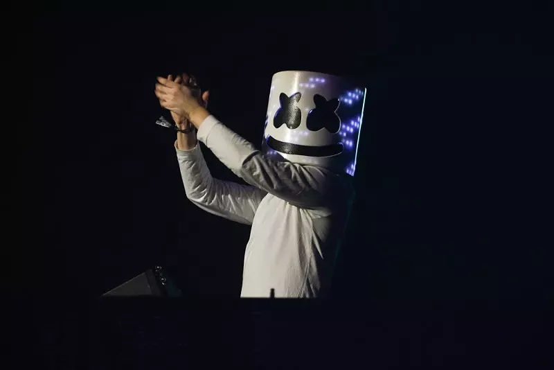 Image: The mysterious Marshmello plays Decadence.