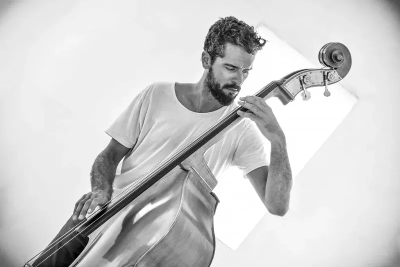 Image: Petros Klampanis performs with his trio on Tuesday, January 14, at Dazzle.