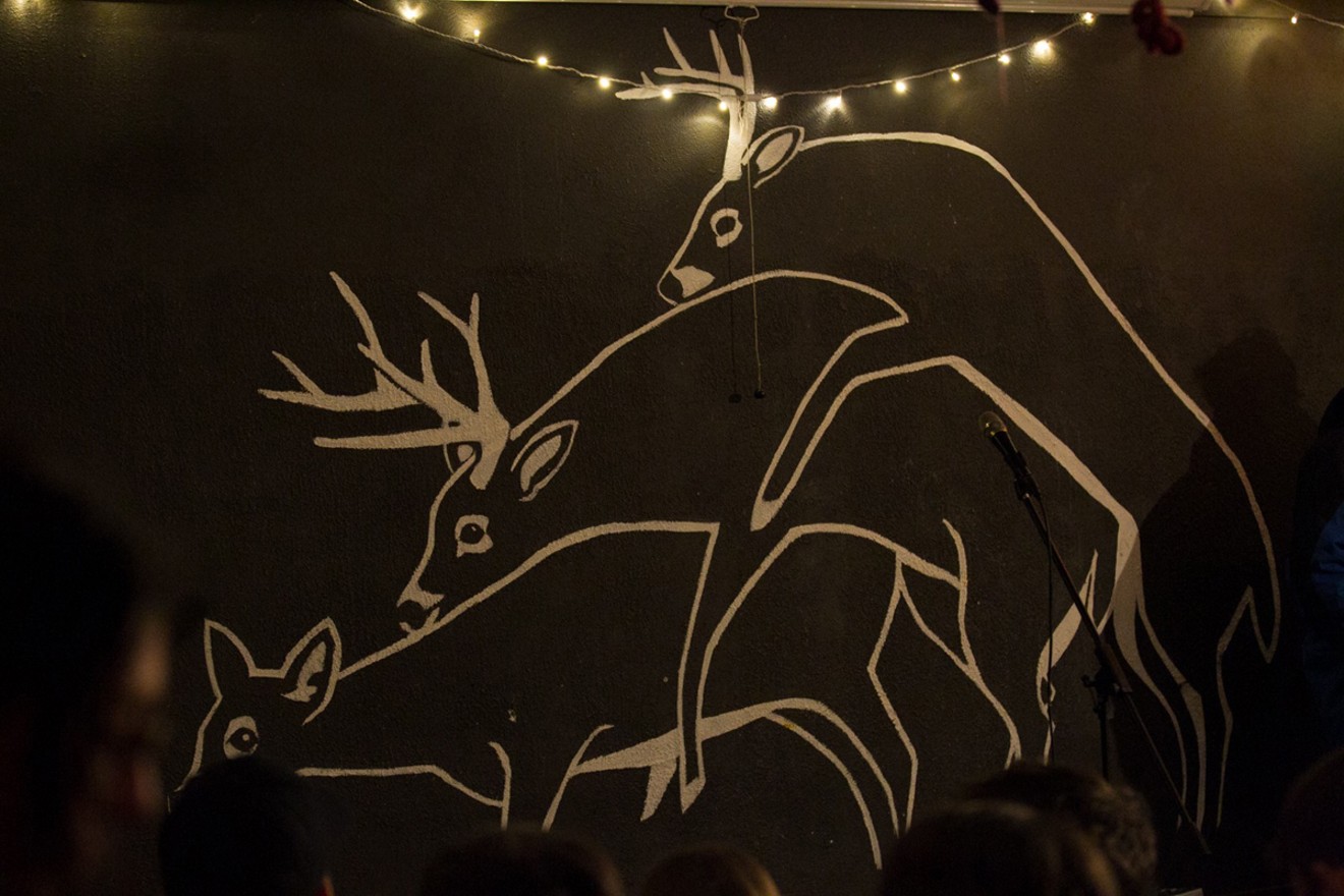 This mural of deer humping inspired the Deer Pile name.