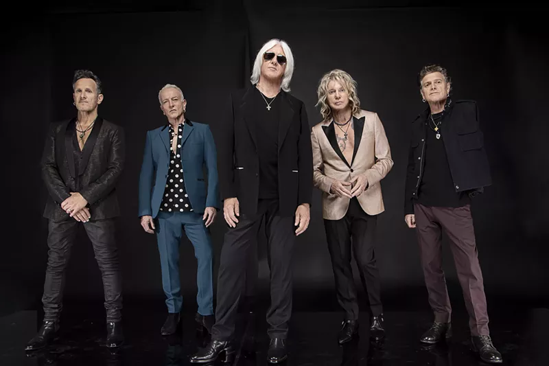 Image: members of the band def leppard