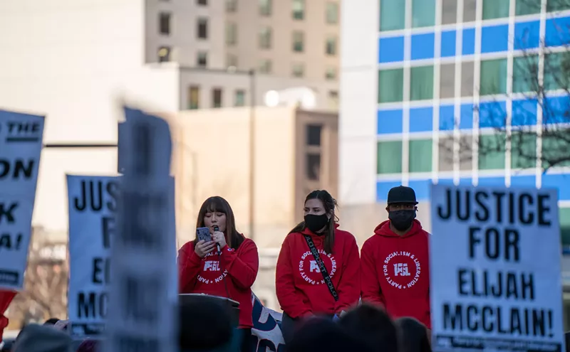 Image: Demonstration Demands Justice for Elijah McClain...Again