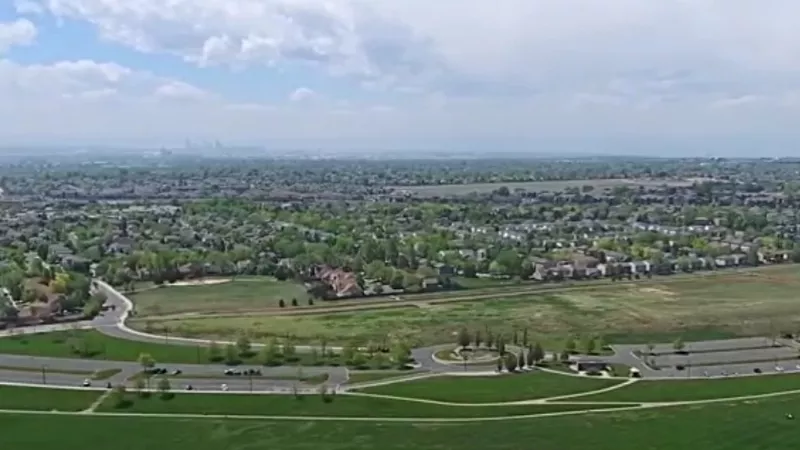 Image: A bird's-eye view of Thornton, which is located partly in Adams County.