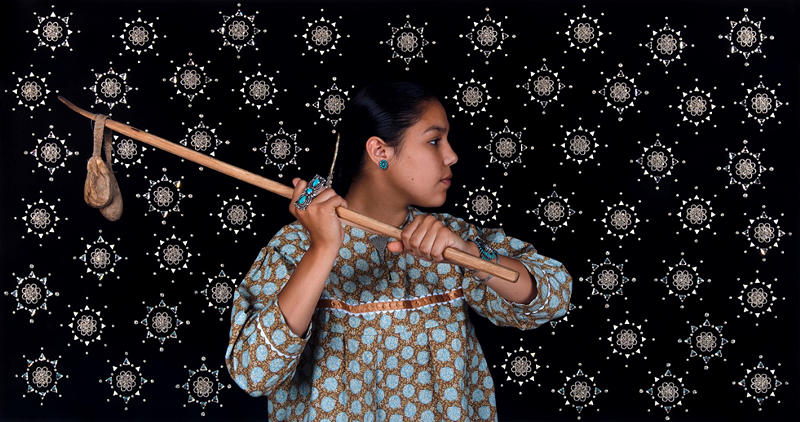 Image: girl with a baseball bat