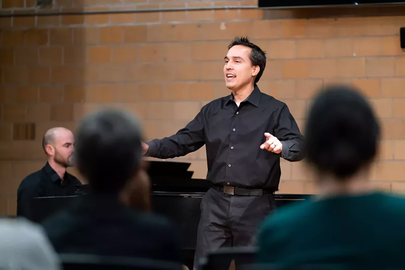 Image: Art Song Colorado (formerly known as the Denver Art Song Project) founder Eapen Leubner is a classical tenor.