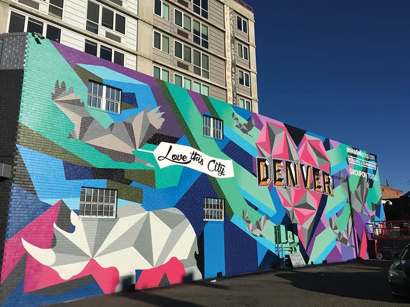 Image: "With Love From Denver," 2314 Broadway #100.