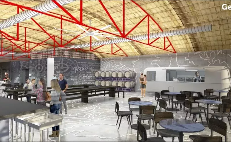 Image: Denver Beer Co.'s Arvada Brewery Will Boast an Indoor Airstream Burger Bar From Lucky Pie