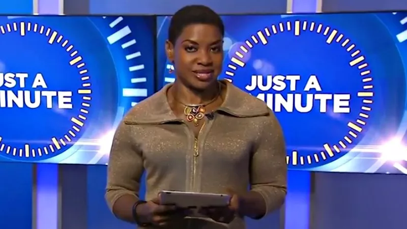 Image: Gloria Neal on the air at CBS46 in Atlanta, a station she left in late 2016.
