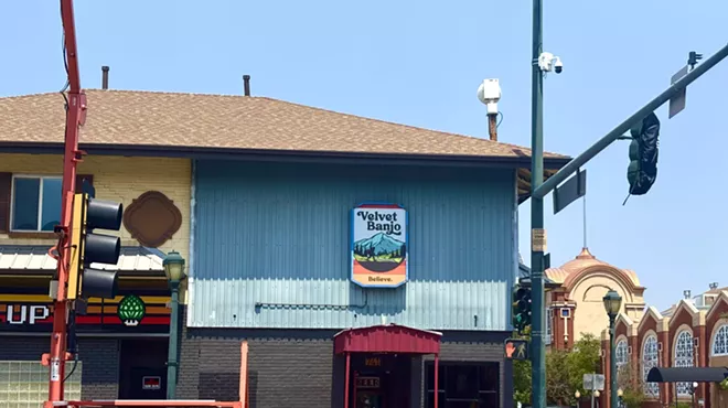 the outside of Velvet Banjo in Denver