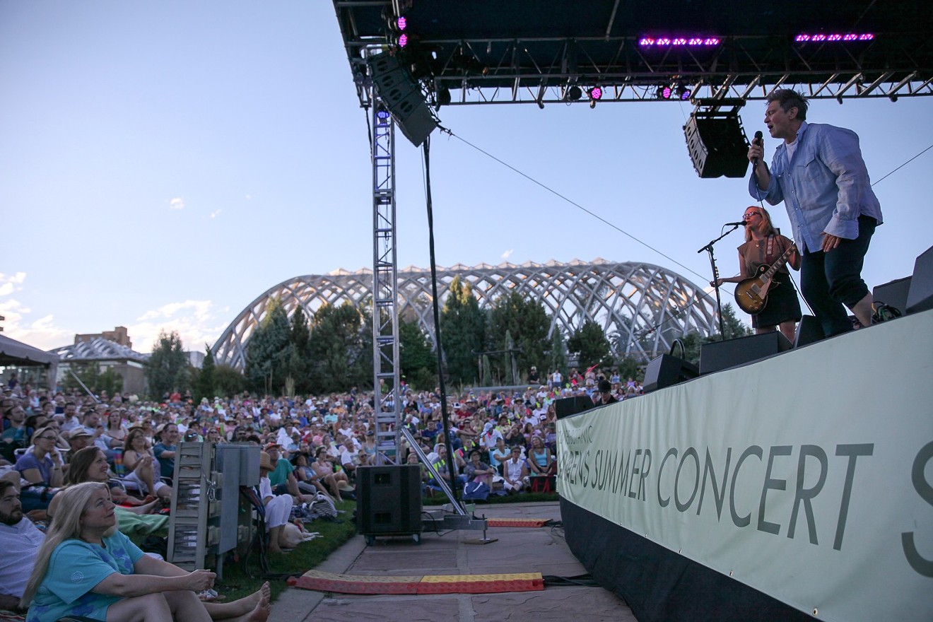 The stage at the Denver Botanic Gardens.