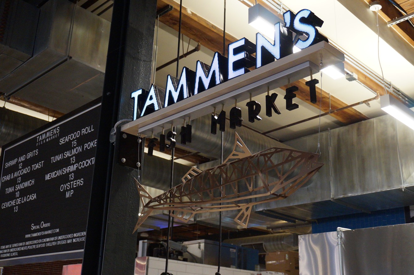 Denver Central Market just reopened its seafood counter as Tammen's Fish Market.