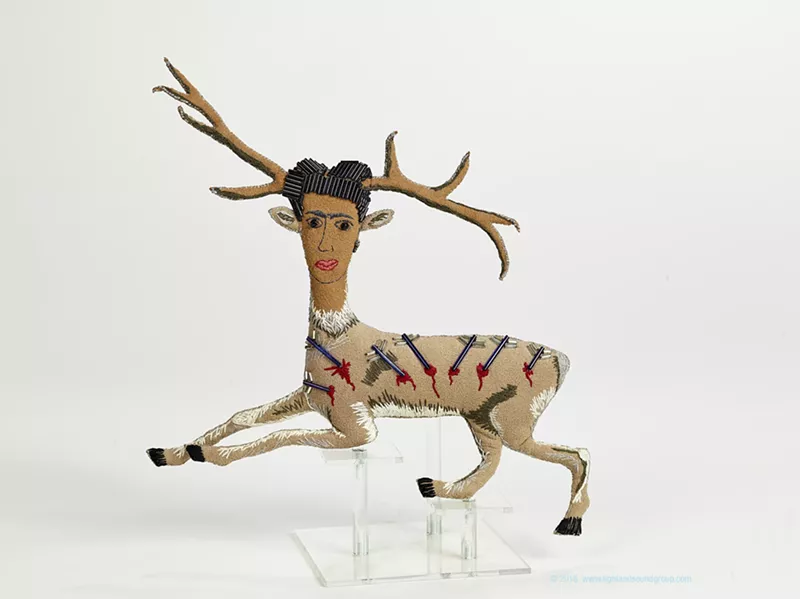 Image: Nina Shope's "Fridalope" doll.