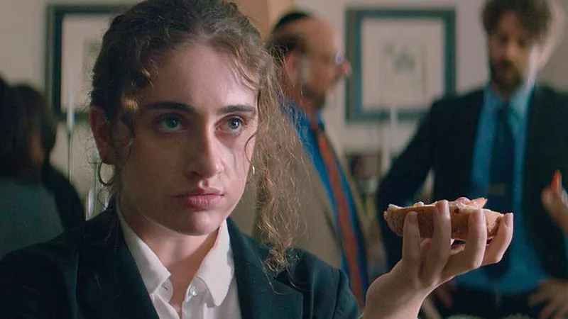 Image: A scene from Shiva Baby.