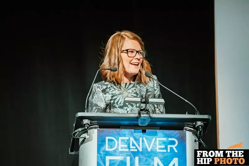 Image: Britta Erickson will serve as the interim executive director of the Denver Film Society.