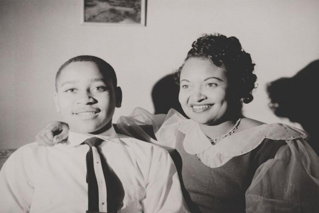 Emmet Till and his mother, Mamie Till-Mobley