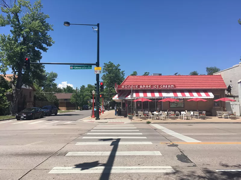 Image: A marijuana dispensary could be joining Bonnie Brae Ice Cream's block.